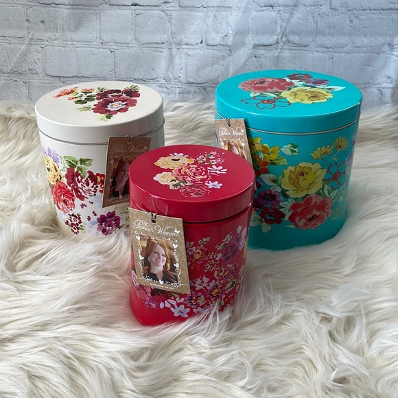 The Pioneer Woman Metal Canister Set